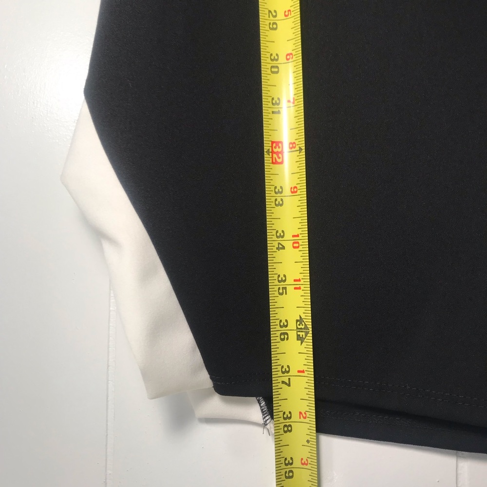 Charlotte Russe Black And White Slit Dress Small - Picture 5 of 8